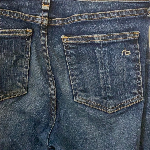 Rag & Bone Classic Blue Denim Skinny Jeans - Picture 4 of 4